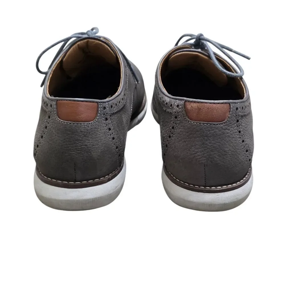 Taupe Sheepskin Men's Dress Shoes